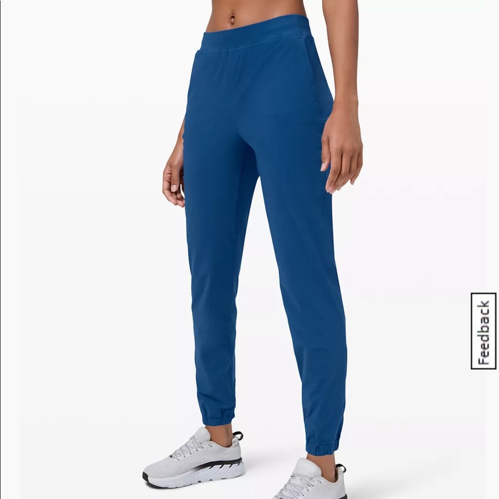 Lululemon Adapted State Joggers High-Rise Regatta Blue size 6